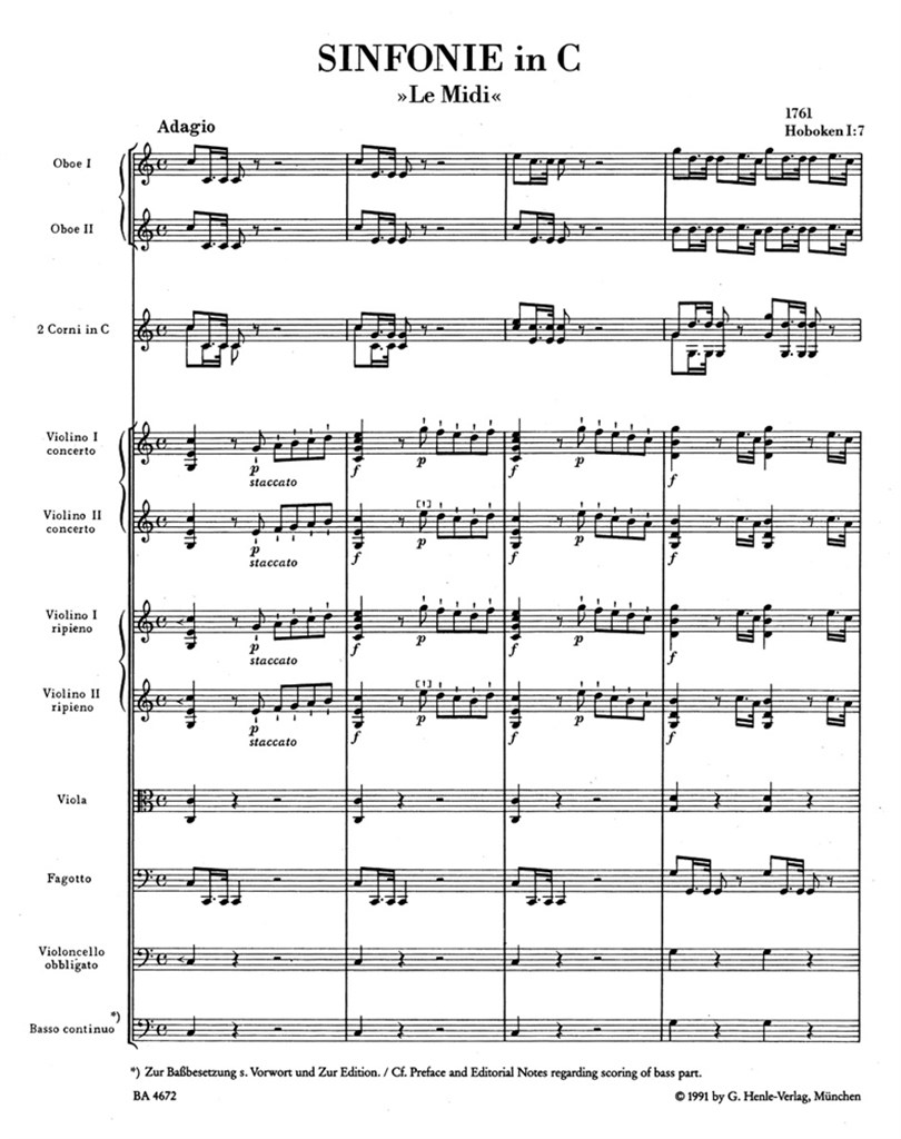 Symphony in C major No. 7